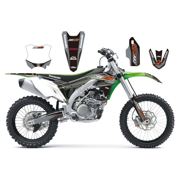 Factory Effex Complete RevZilla Graphics Kit Kawasaki KX450F 20162017
