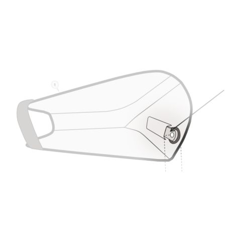 Barkbusters Blizzard Universal Handguard Aluminum End Plate