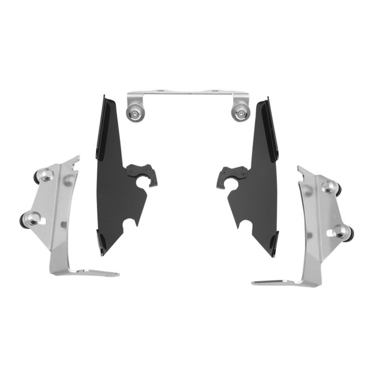 Memphis Shades Metric Fats/Slim/Sportshield Trigger-Lock Mount Kit Kawasaki Vulcan VN900B/D Black [Blemished - Very Good]
