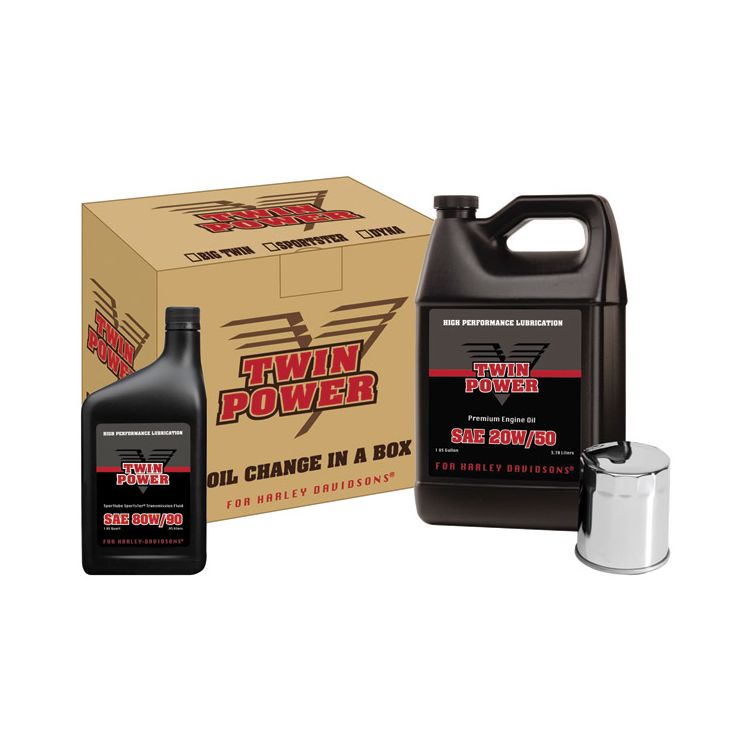 Twin Power Oil ChangeInABox For Harley Sportster 19882022 RevZilla