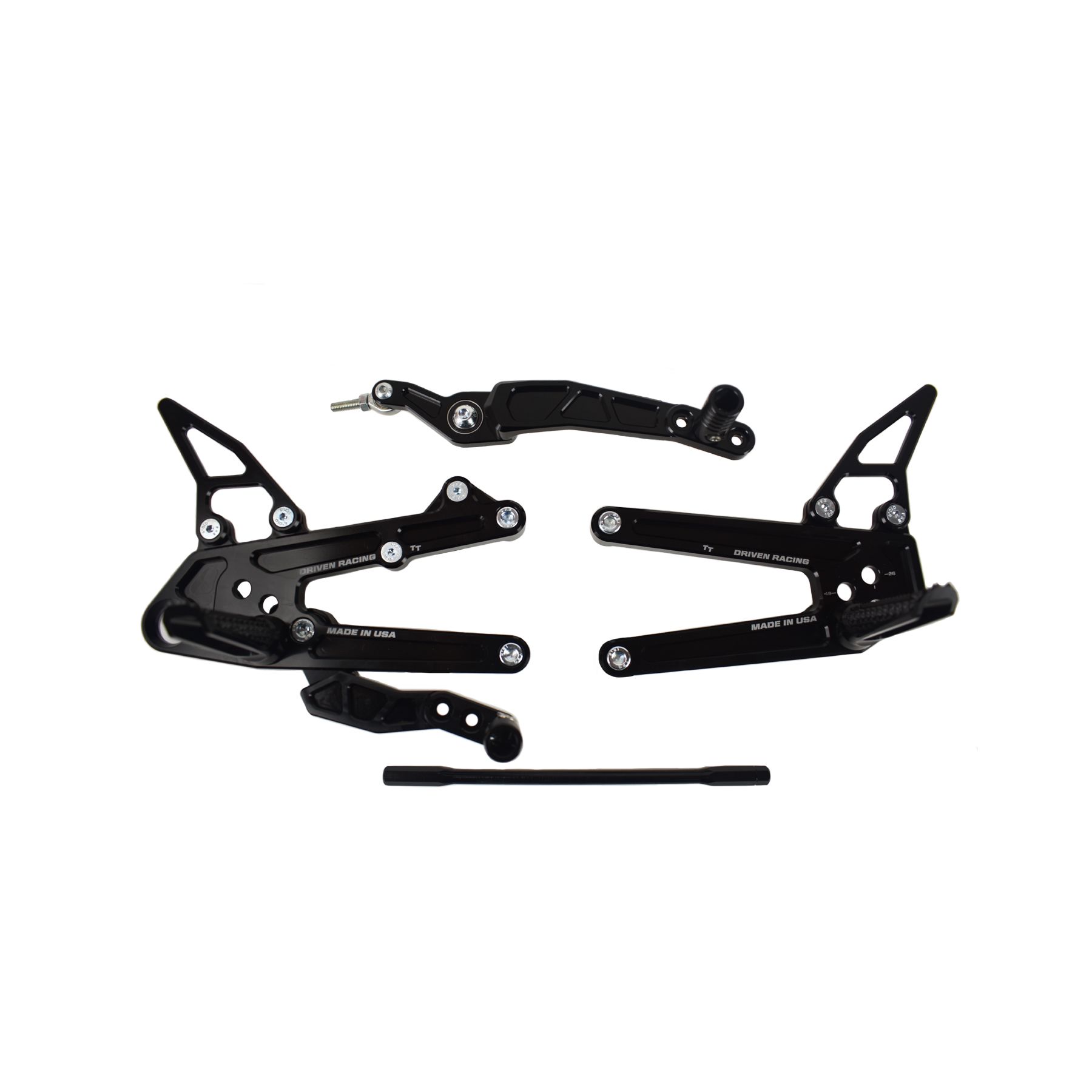 Driven Racing TT Rearset Yamaha R6 2017-2020