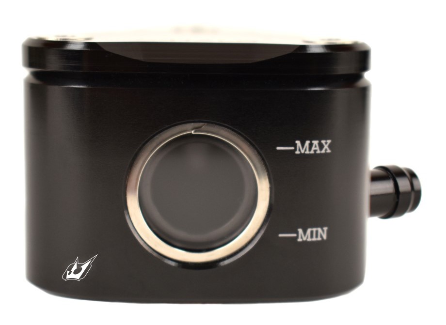 Driven Black 31cc Front Brake Reservoir Left Exit 16cc/Right Outlet