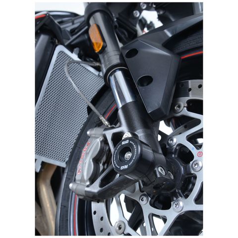 R&G Racing Front Axle Sliders Triumph Street Triple 765 RS 2017-2022
