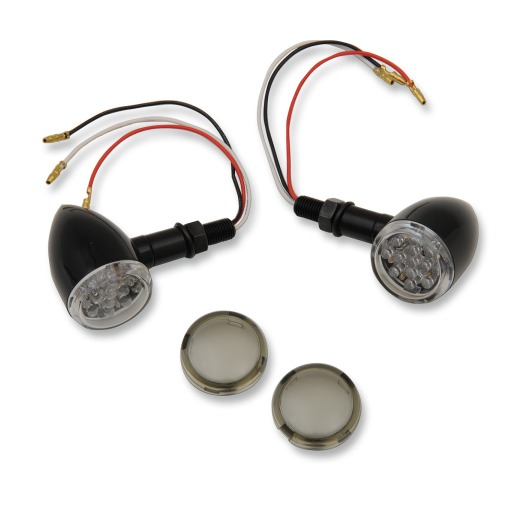 Drag Specialties LED Mini Deuce Bullet Turn Signals N/A