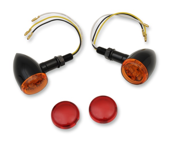 Drag Specialties LED Mini Deuce Bullet Turn Signals N/A