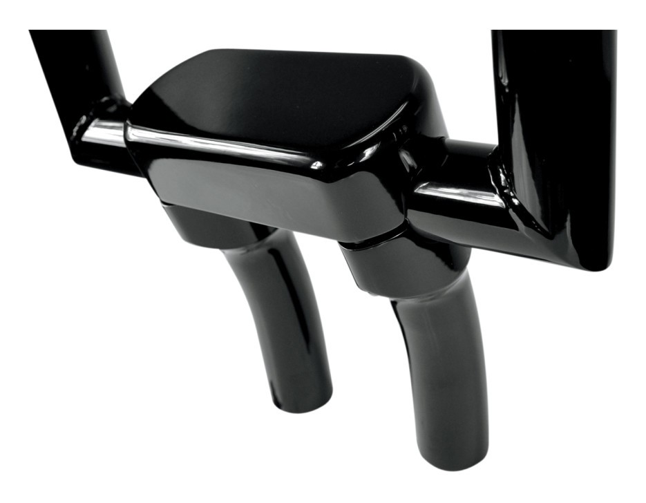 Drag Specialties 1 1/2" Handlebar Risers And Top Clamp For Harley 5.5" w/ Pullback