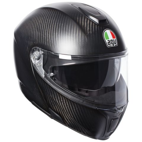AGV Sportmodular Carbon Solid Helmet (LG)