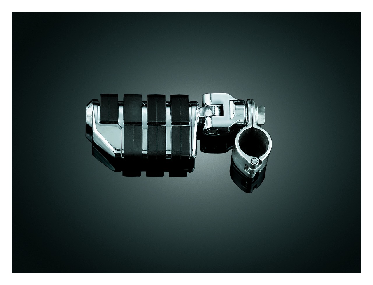Kuryakyn Tour-Tech Cruise 1" Clamp ISO Peg Mounts Dually ISO Peg Straight Mount