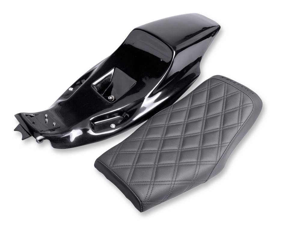 Saddlemen Eliminator Tail & Seat Kit For Harley Sportster 2004-2022 Diamond Stitch