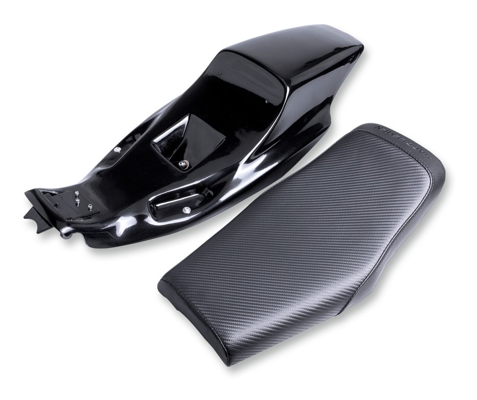 Saddlemen Eliminator Tail & Seat Kit For Harley Sportster 2004-2022 Carbon Fiber Pattern