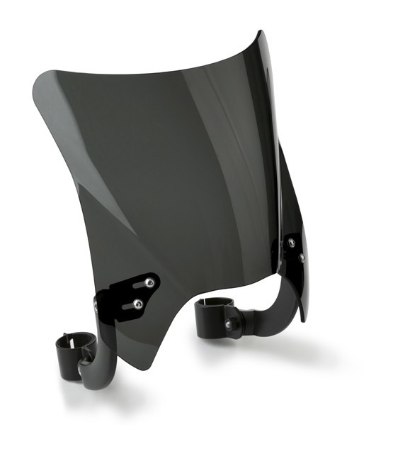 National Cycle Mohawk Universal Windscreen 31mm - 43mm O.D. Fork Mount Black - Curved Mounts