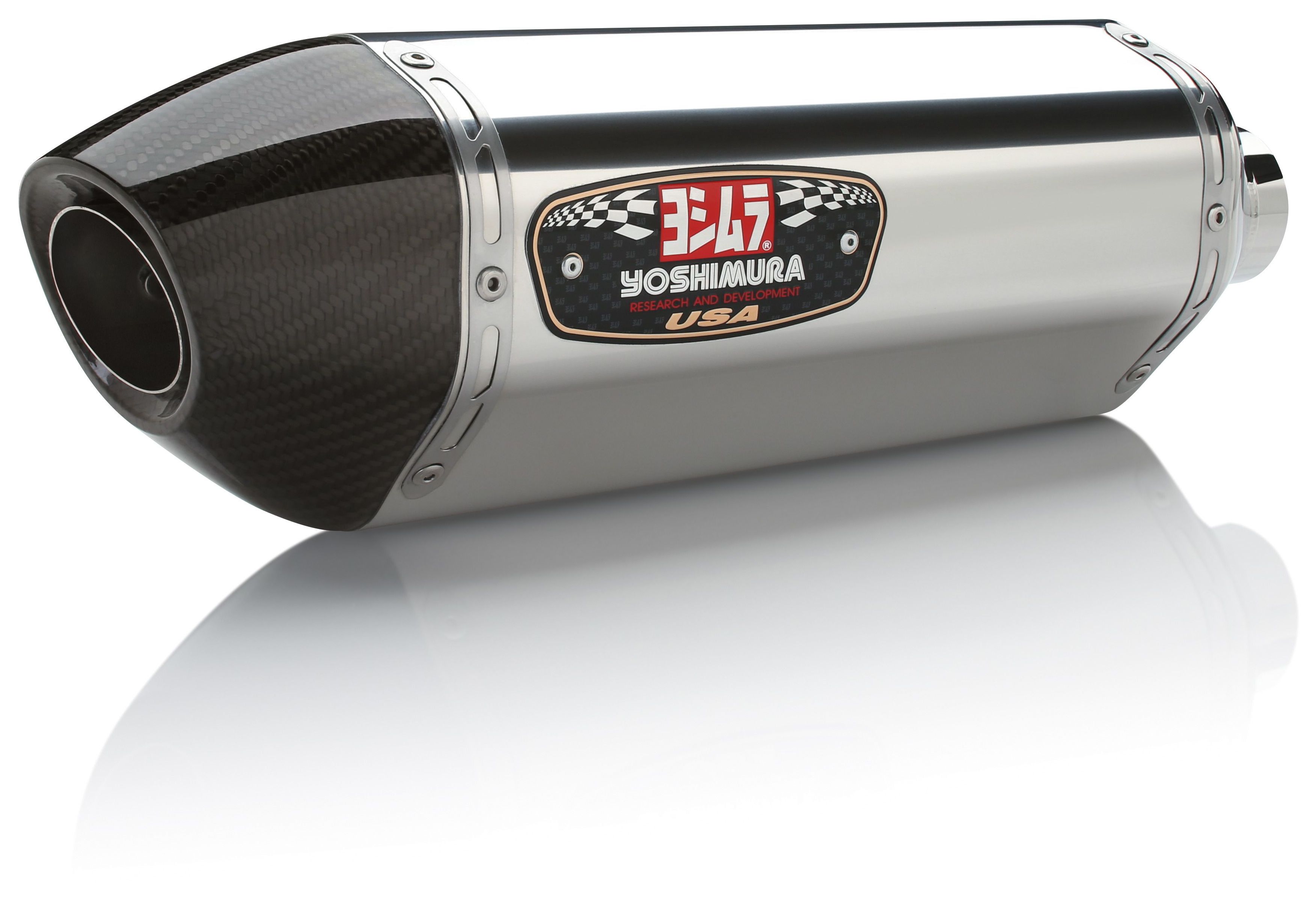 Rページ Yoshimura R77 Street Slip-On Exhaust Kawasaki ZX6R 2009-2012