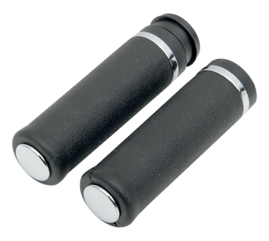 Drag Specialties Rubber Grips With Accent Rings For Harley With
