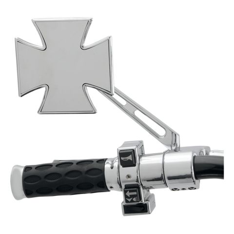 Drag Specialties Maltese Cross Mirror