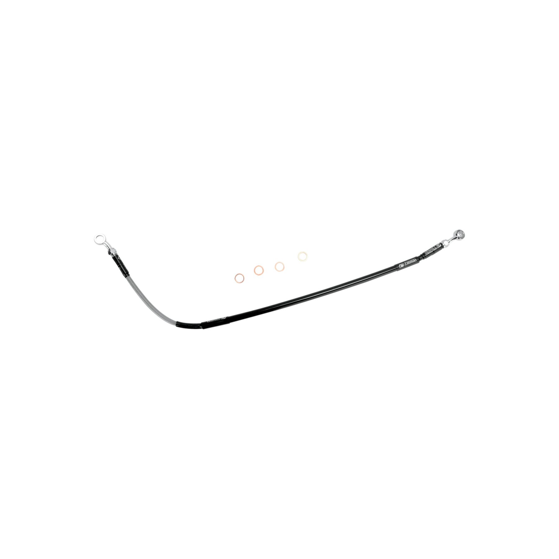 Moose Racing Stainless Steel Braided Rear Brake Line Honda 125cc-250cc