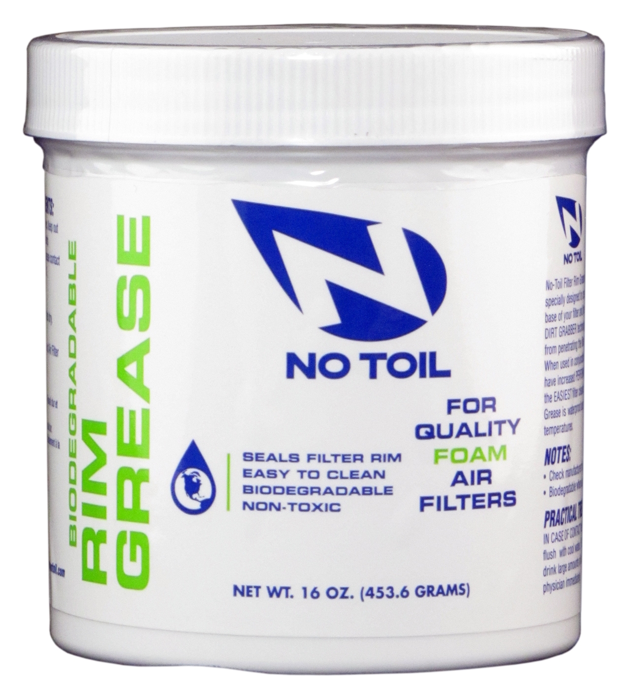 No Toil Filter Rim Grease 16 oz
