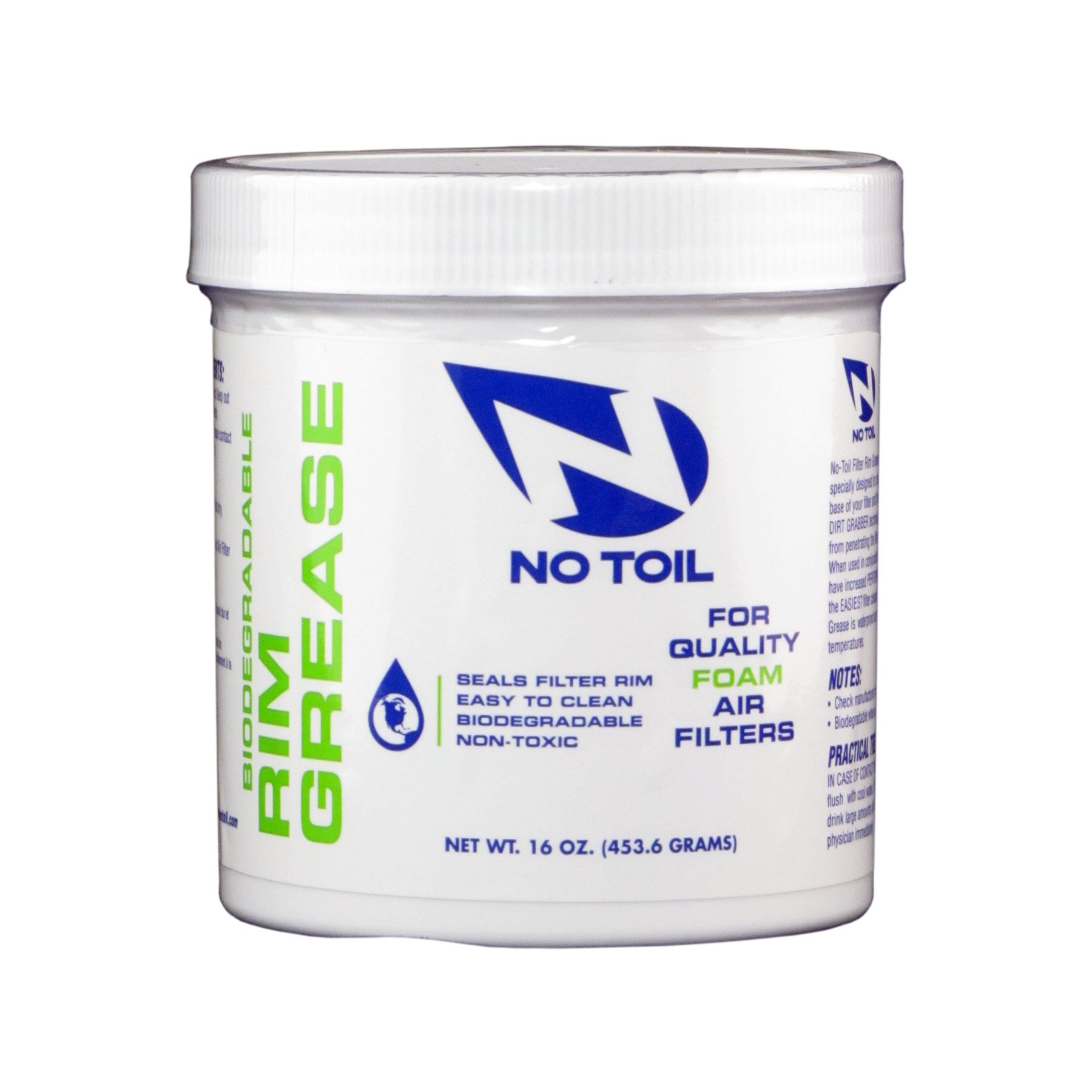 No Toil Filter Rim Grease
