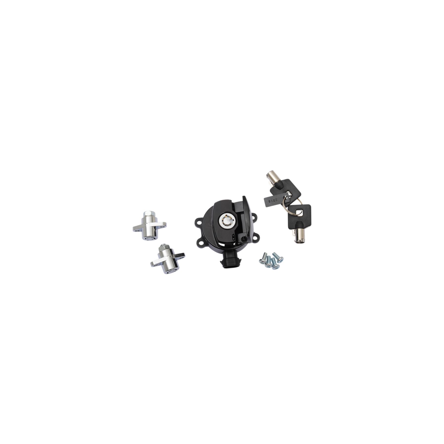 Drag Specialties Ignition Switch And Saddlebag Lock Kit For Harley Roa