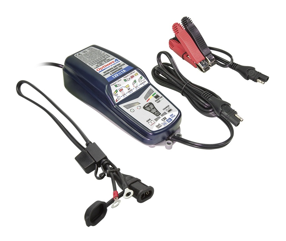 TecMate OptiMate 4 Dual Program Battery Charger - RevZilla