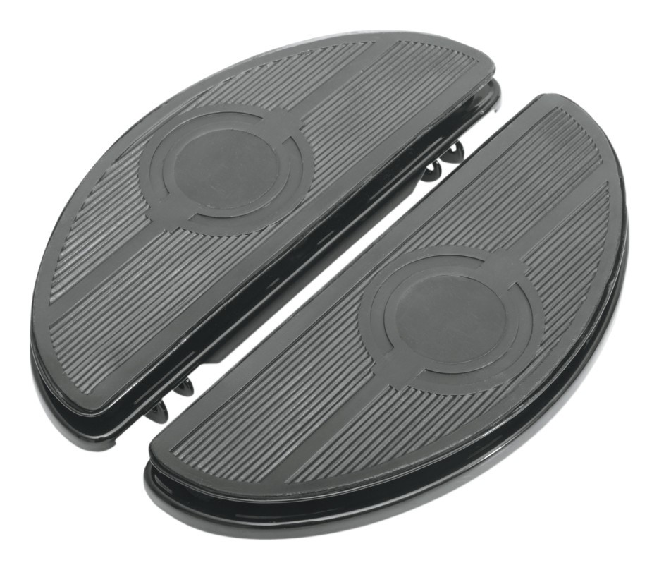 Drag Specialties Half-Moon Floorboards For Harley 1984-2025 w/ Vibration Insert