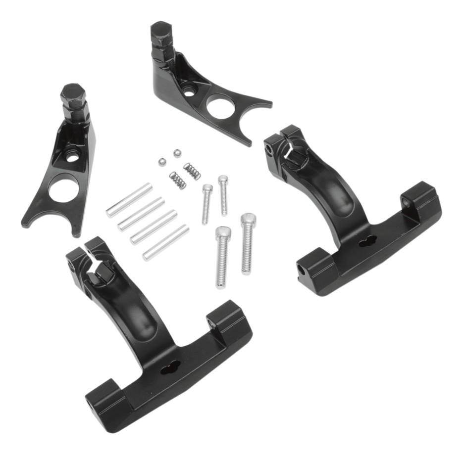 Drag Specialties Passenger Floorboard Mounts For Harley Softail 2000-2017 N/A