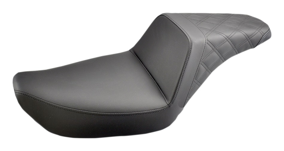 Saddlemen Step-Up LS Lattice Stitch Seat For Harley Dyna 1996-2003 Rear Lattice Stitch LS