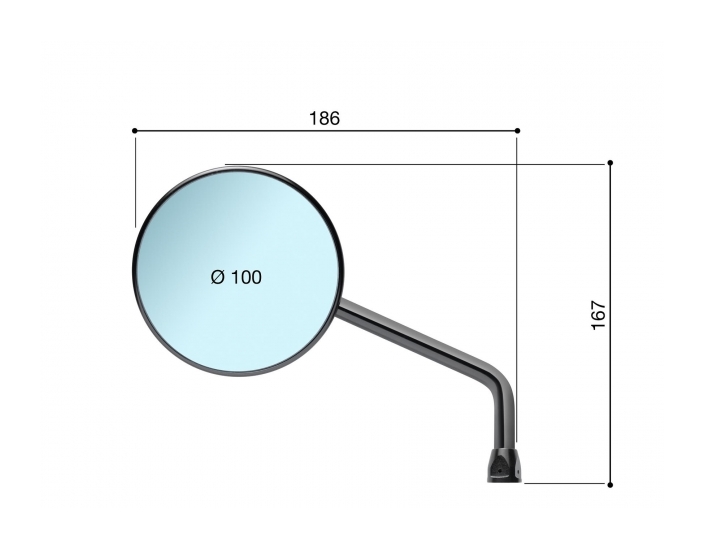 rizoma ミラーONE Buy Rizoma Stealth Mirrors '19-'24 Kawasaki ZX-6R