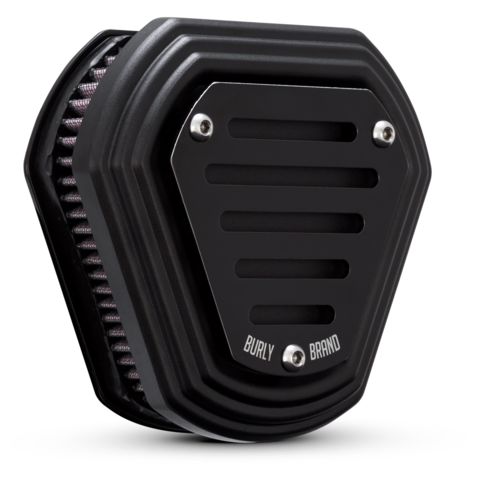 Burly Slotted Hex Air Cleaner For Harley