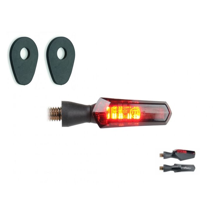 LighTech Integrated Aluminum LED Turn Signal Kit Yamaha RevZilla