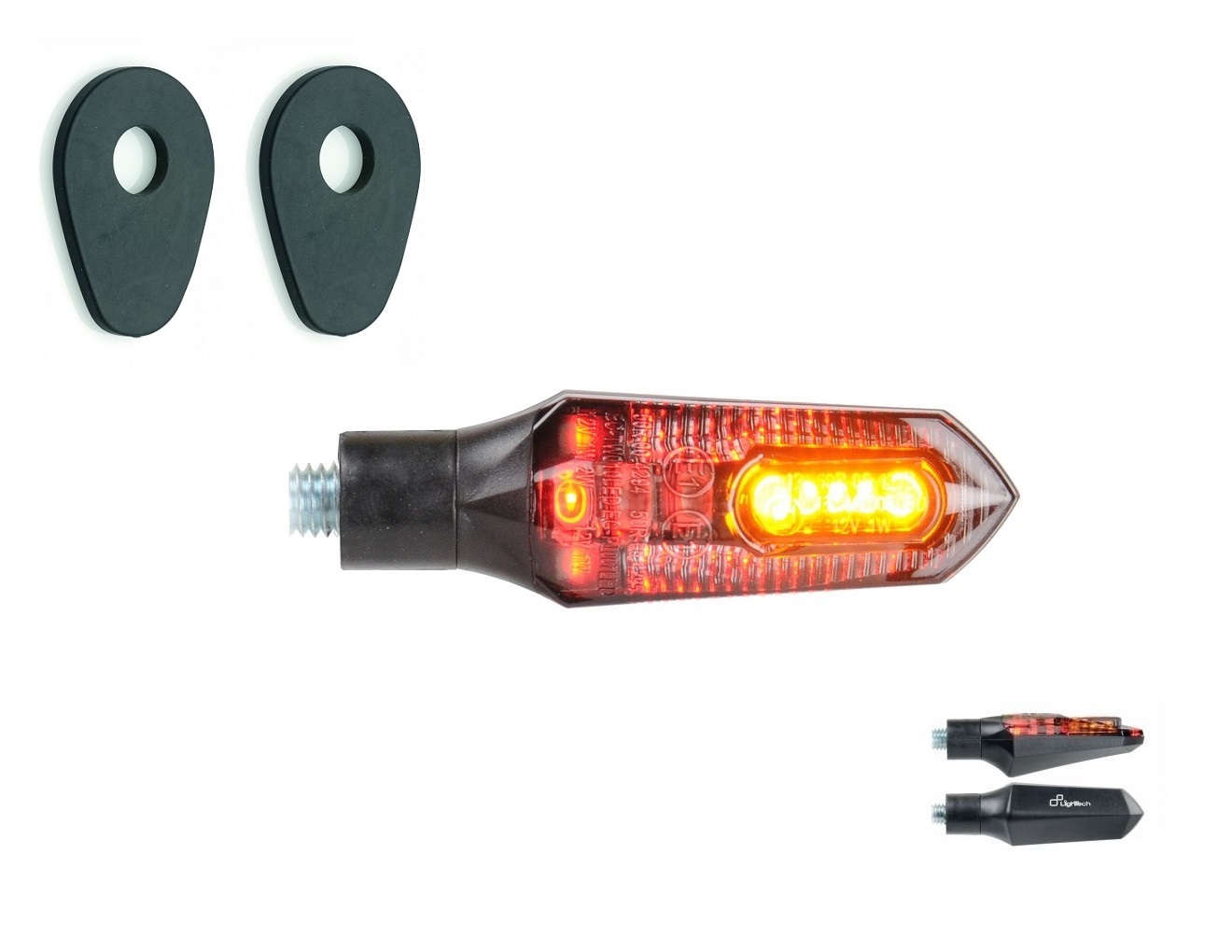 LighTech Integrated Type 2 LED Turn Signal Kit Yamaha RevZilla
