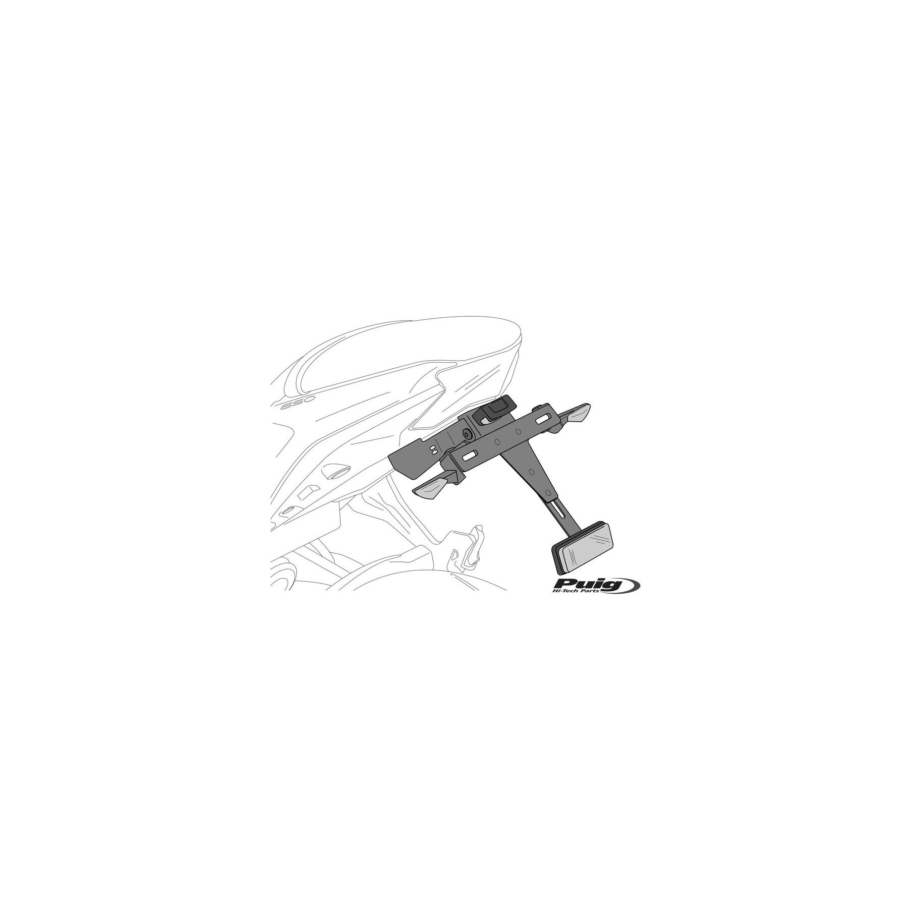 Puig Fender Eliminator Kit Kawasaki Versys 1000 2017-2018