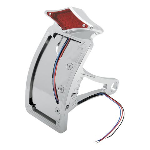 Drag Specialties Axle Mount License Plate Holder And Taillight For Harley Softail 2000-2007