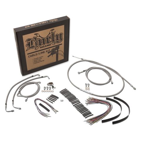 Burly Handlebar Cable Installation Kit For Harley Road King / Glide 2017-2020