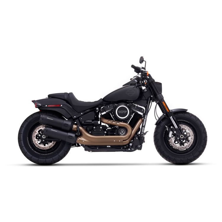 Rinehart 4 1/2" Slip-On Mufflers For Harley Softail Fat Bob 2018-2023