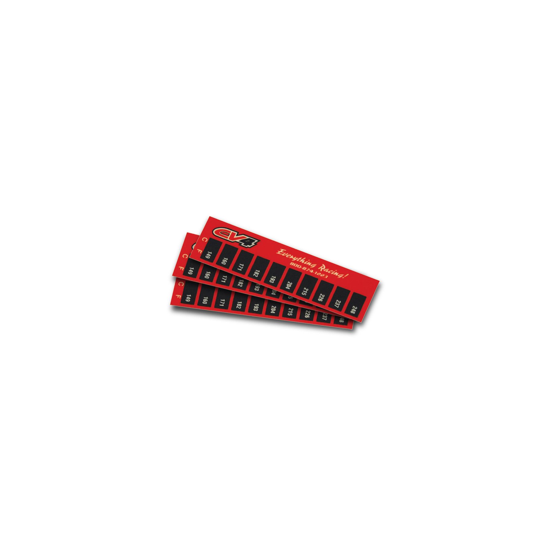 CV4 Temperature Strips
