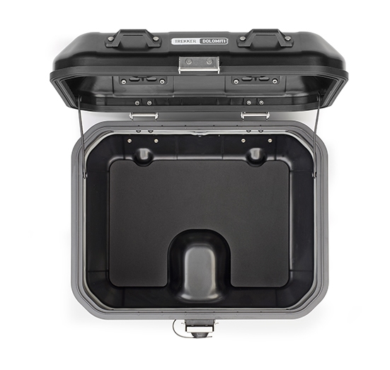 TREKKER DOLOMITI トップケース ブラックラインn30L  鍵付き GIVI DLM30B トップケース アルミ製 30L容量 TREKKER DOLOMITI
