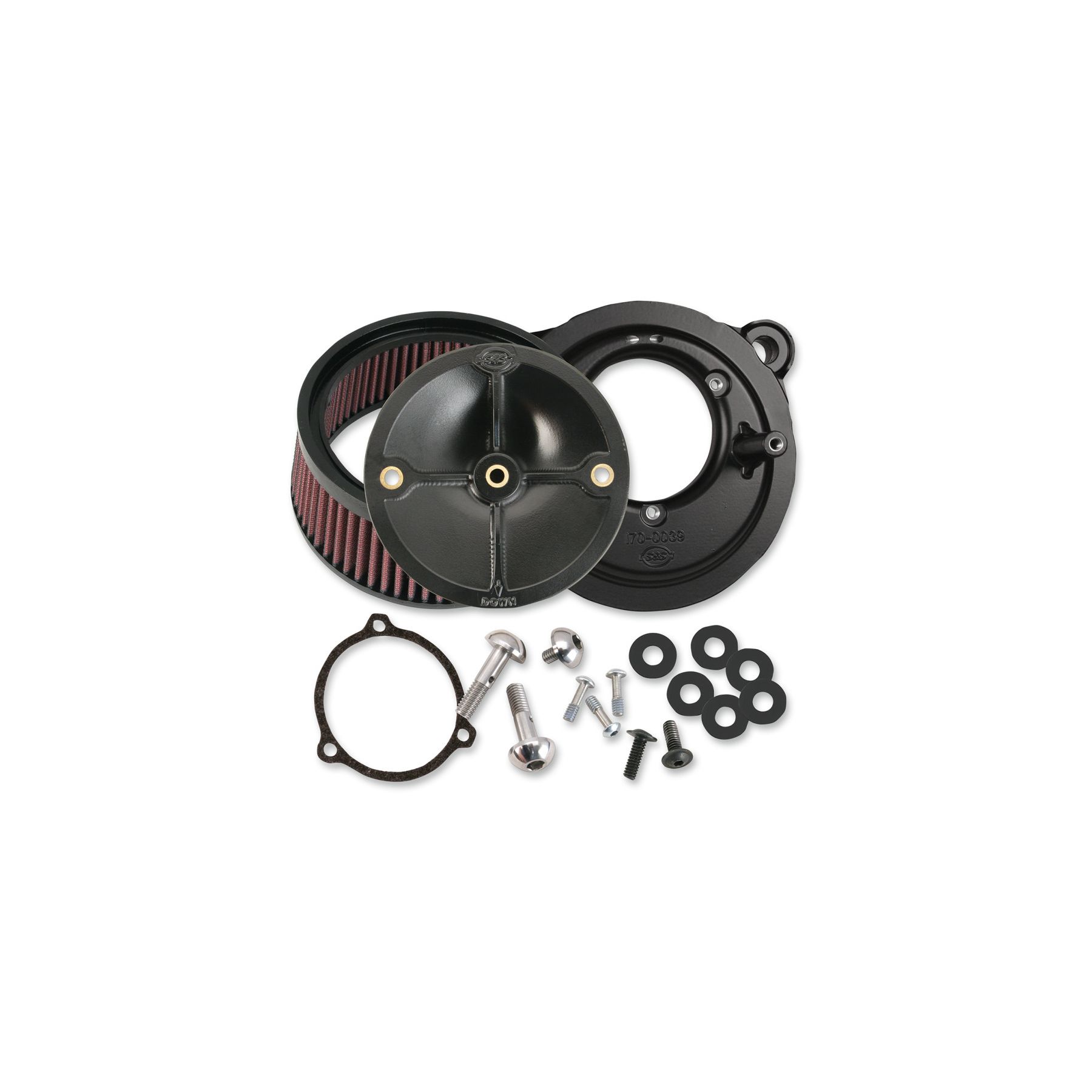 S&S Cycle Stealth HOG 58mm Throttle Body Air Cleaner Kit For Harley To