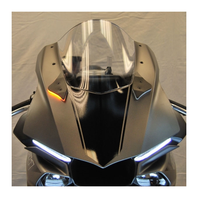 New Rage Cycles Mirror Block Off LED Turn Signals Yamaha R1 / R1M