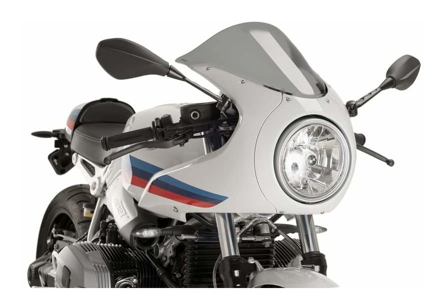 Puig Touring Windscreen BMW R NineT Racer 2017-2020 - RevZilla