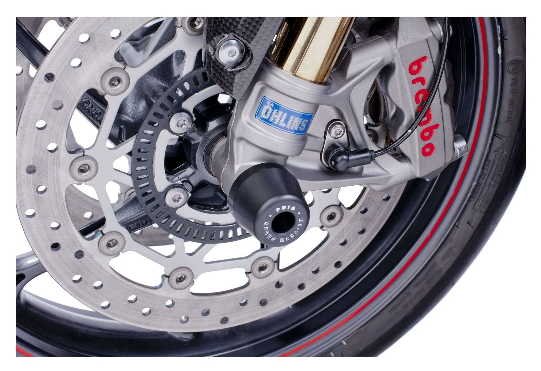 Puig Axle Sliders Front Ducati Scrambler 20152024 RevZilla