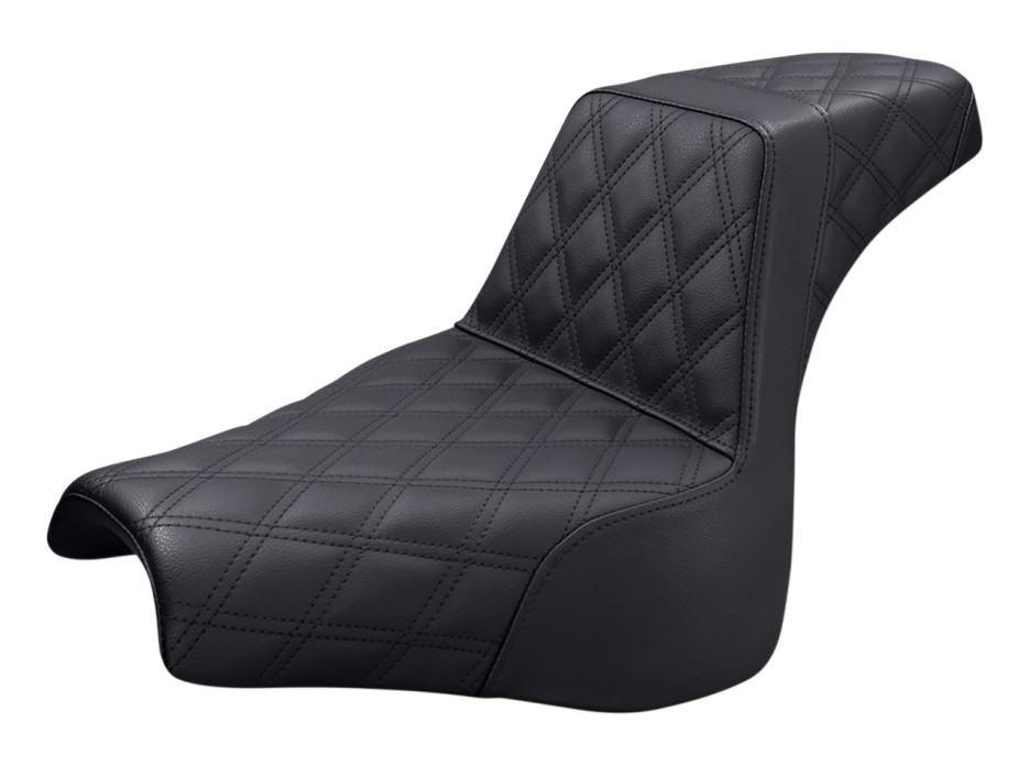 Saddlemen Step-Up LS Lattice Stitch Seat For Harley Softail Fat Bob 2018-2023 Full Lattice Stitch LS