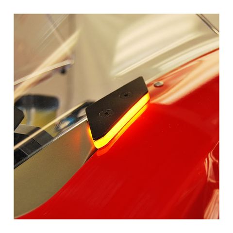 New Rage Cycles Mirror Block Off LED Turn Signals Ducati Panigale V4 / S 2018-2024