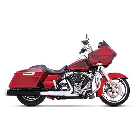 Rinehart 4 1/2" MotoPro 45 Slip-On Mufflers For Harley Touring 2017-2025