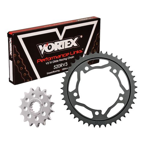 Vortex V3 HFR Quick Accel Chain And Sprocket Kit Kawasaki Z650 2017-2024