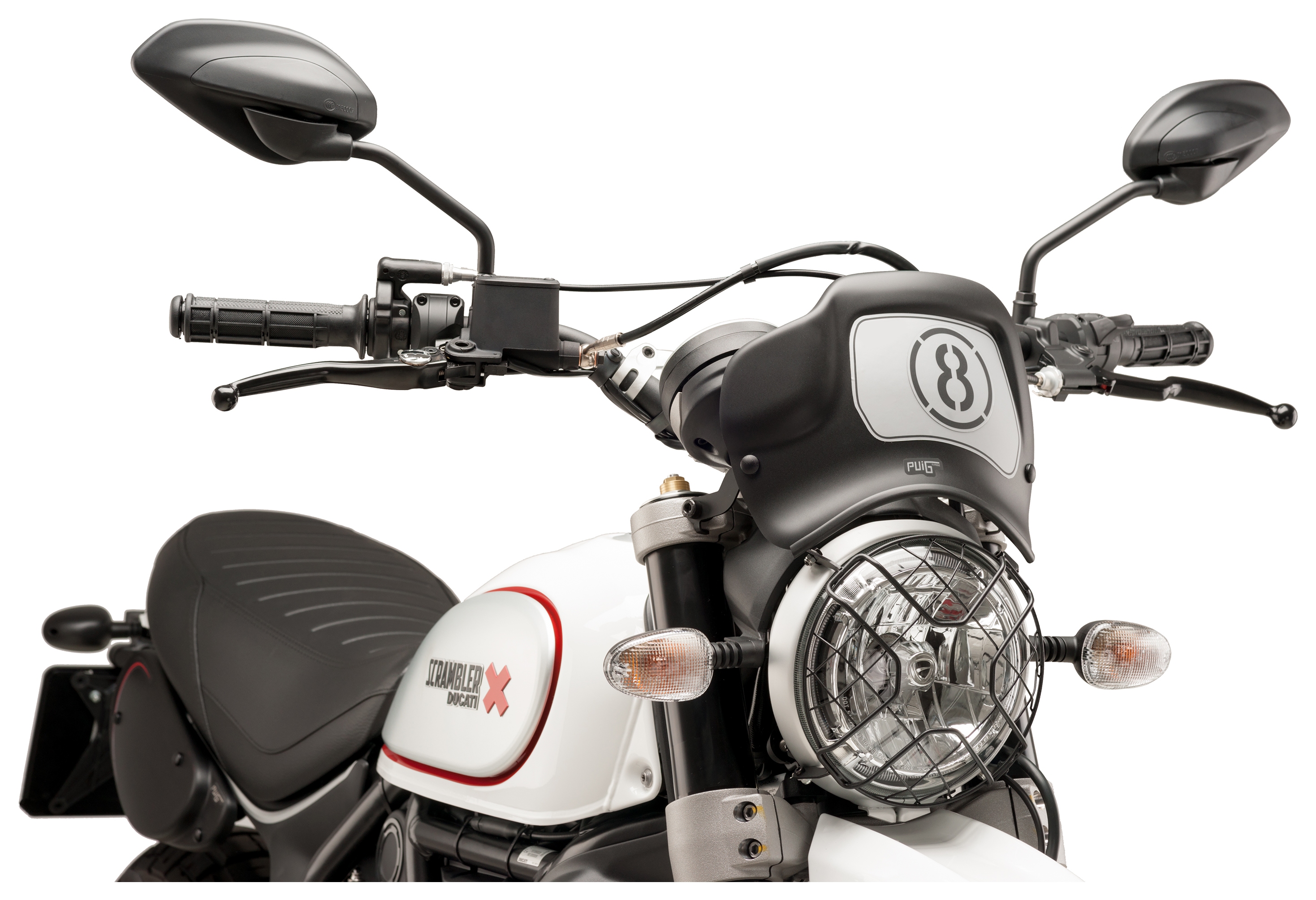 Puig Front Number Plate Ducati Scrambler Desert Sled 2017-2023