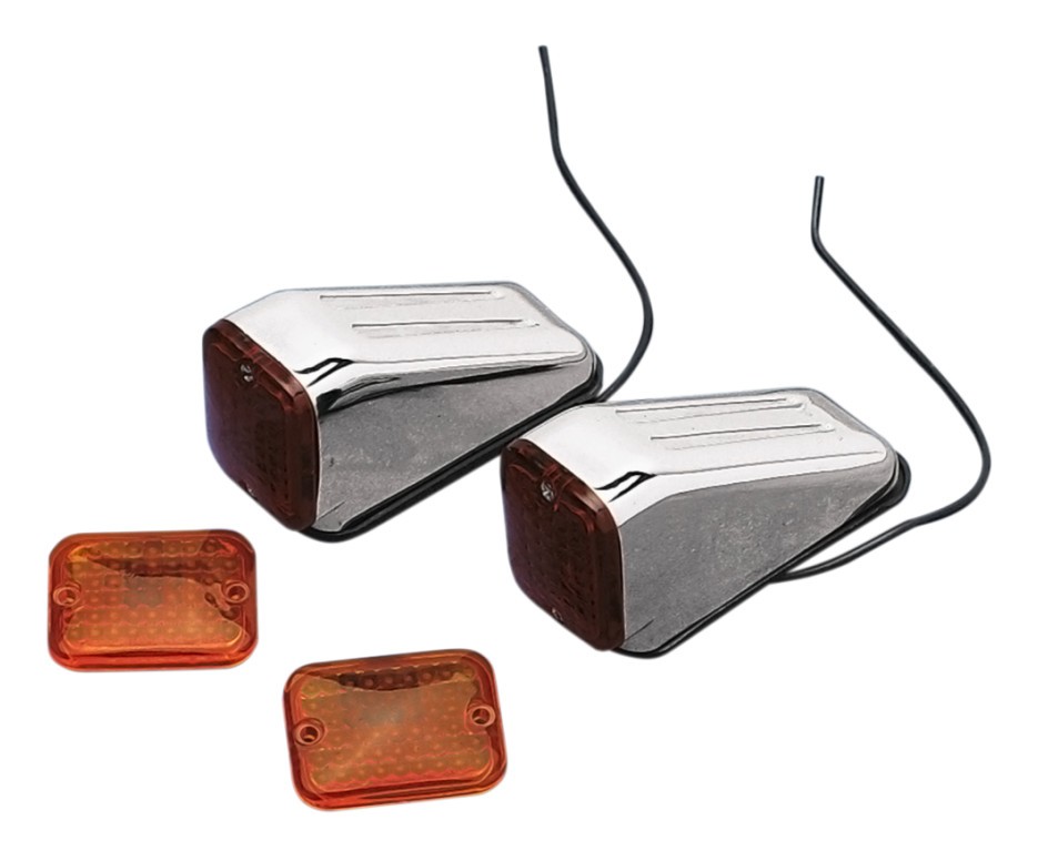 FM100様 Drag Specialties Ness FM1 Marker Lights | 35% ($19.02) Off! - RevZilla