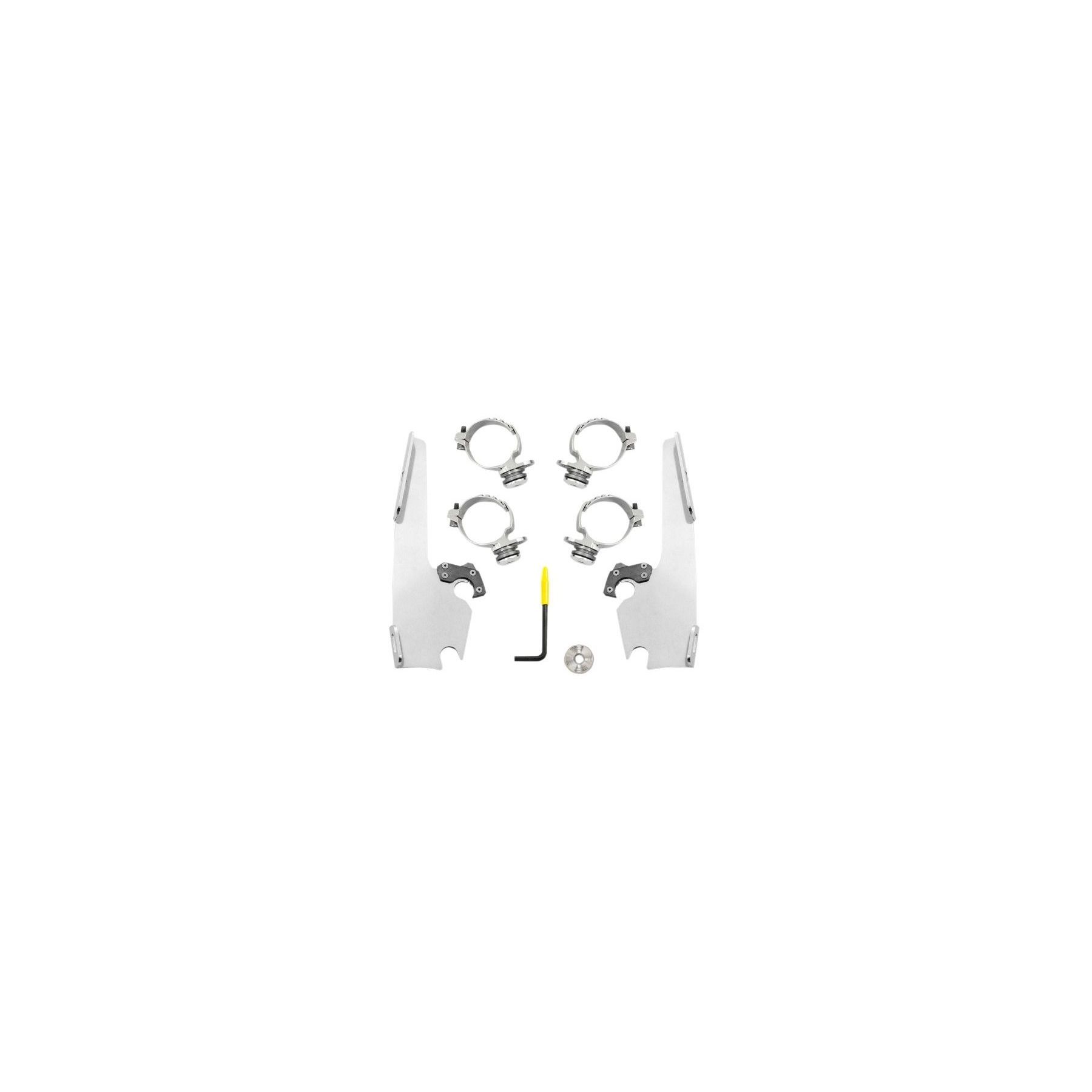 Memphis Shades Batwing Trigger-Lock Mount Kit For Harley Low Rider 201