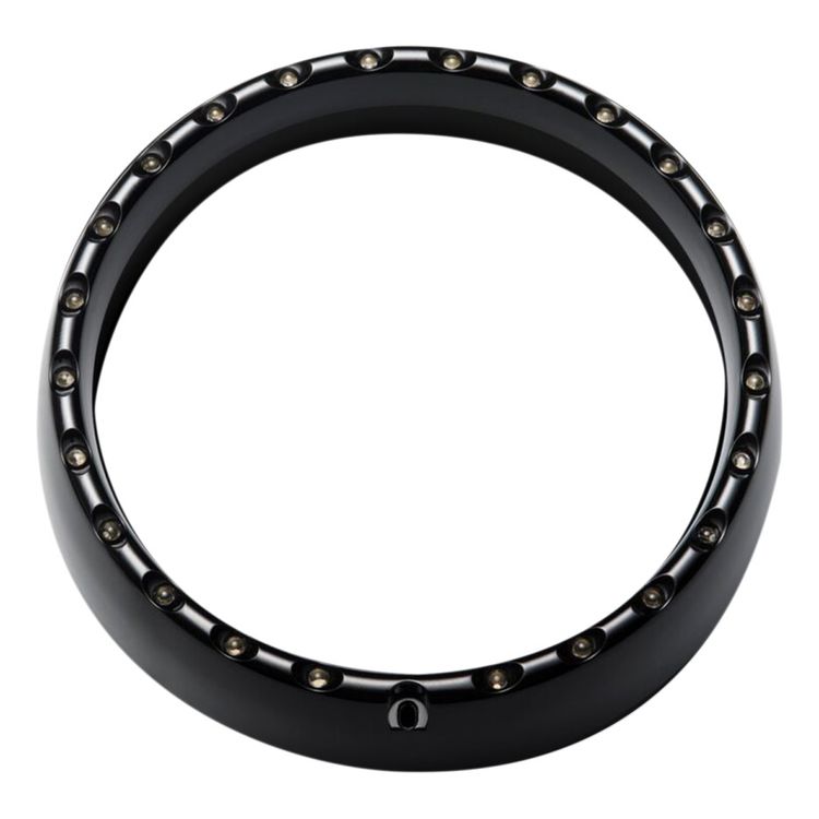 Kuryakyn 7 Inch L.E.D. Halo Headlight Trim Ring In Chrome For Harley Davidson Touring Trike Dyna Switchback Motorcycles P28077 - View #7