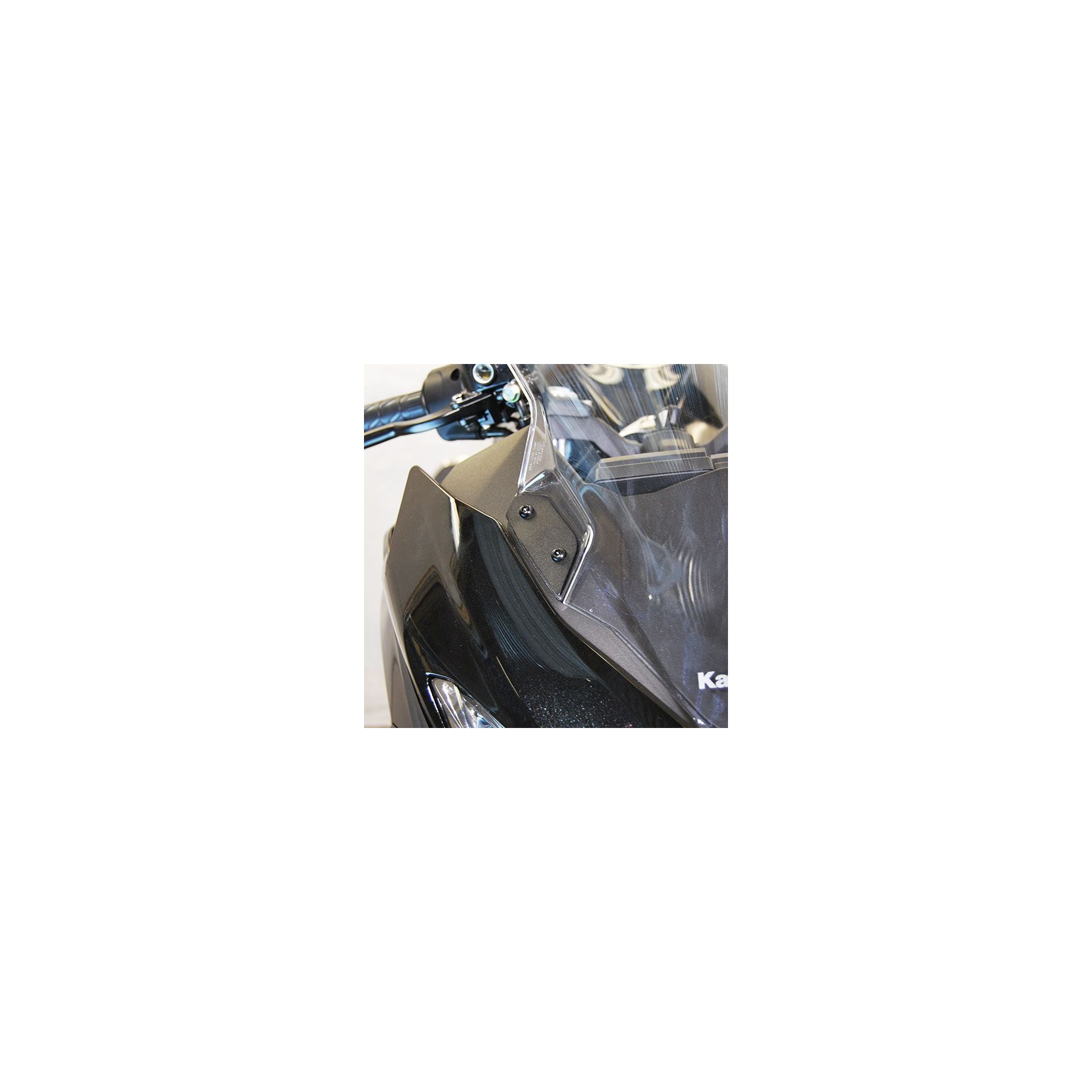 New Rage Cycles Mirror Block Off Plates Kawasaki Ninja 400 2018-2023