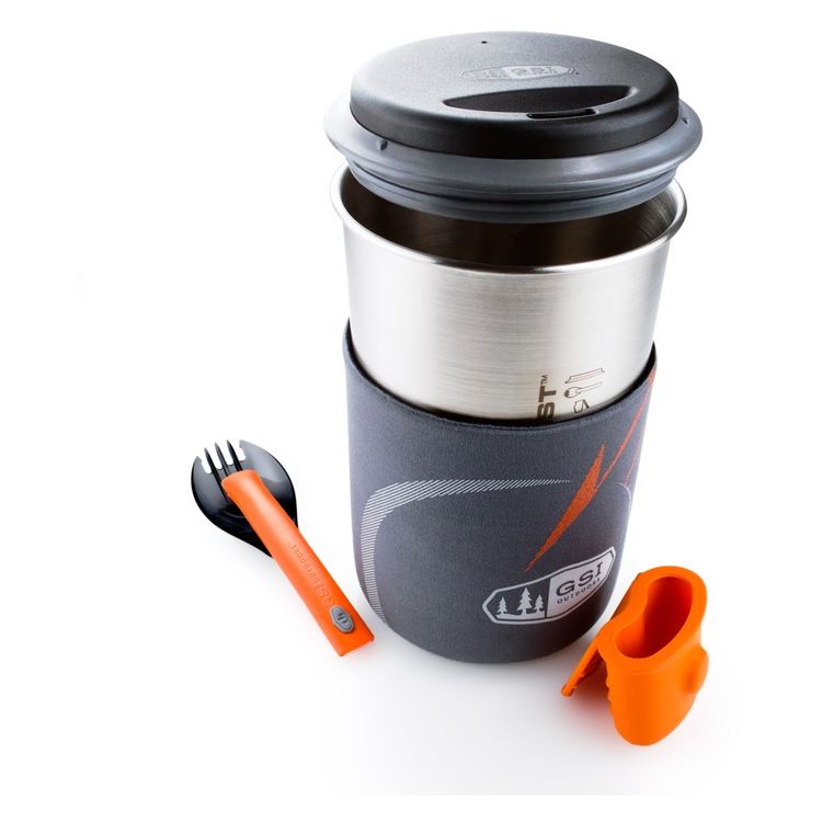 GSI Outdoors Glacier Stainless Minimalist Camping Cookset